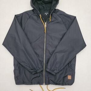 Brixton Men's Windbreaker Medium Zipper Jacket Fleece Lined